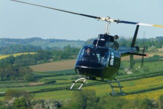 18 Mile Helicopter Pleasure Flight with Bubbly for One