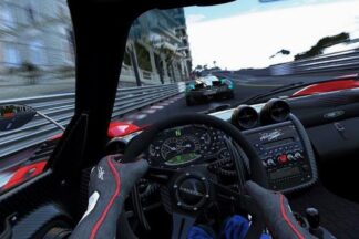 4D Full Motion Racing Car Simulator for One