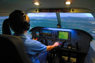 60 Minute Piper PA28 Cherokee Flight Simulator Experience for One