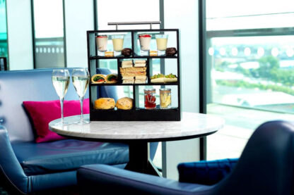 Bottomless Fizz Afternoon Tea with City Views for Two at DoubleTree by Hilton Hotel Leeds