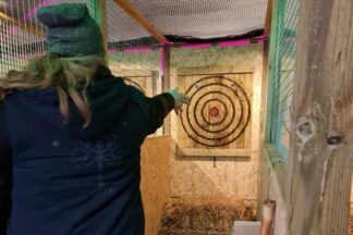 Axe Throwing for Four with The Bearded Viking
