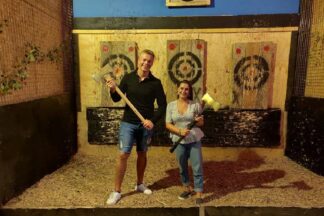 Axe Throwing for Two at Black Axe Throwing Co