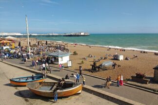 Brighton Running and Dancing Tour for Two Adults and Two Children