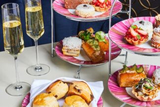 Champagne High Tea in Angelo Musa Patisserie at Harrods for Two