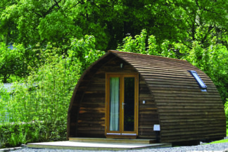 Deluxe Overnight Glamping Pod Break with Steamers Cruise for Two at Waterfoot Park