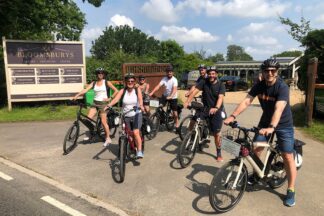 Electric Bike Hire and Self Guided Kent Vineyards Tour for Four