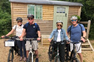 Electric Bike Hire and Self Guided Kent Vineyards Tour for Two