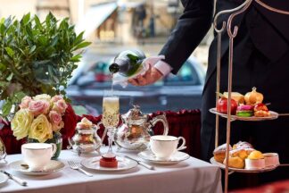 Exclusive Bottomless Champagne Afternoon Tea for Two at The Rubens at the Palace
