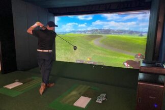 Indoor  Simulated Golf with a PGA Professional for Two