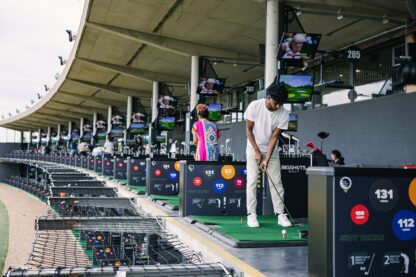 Interactive Golf Driving Range Experience for Six with BigShots