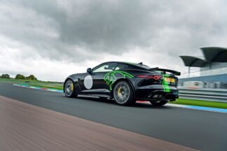 Jaguar F Type versus Porsche Driving at Thruxton for One