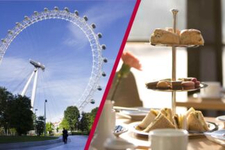 London Eye Tickets with Afternoon Tea on the Thames for Two
