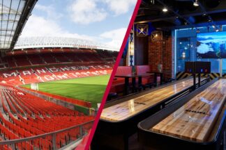 Manchester United Old Trafford Stadium Tour for Two with Shuffleboard