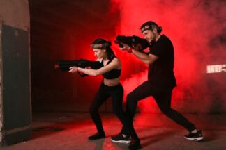 One Hour Future Survival Laser Tag for Three