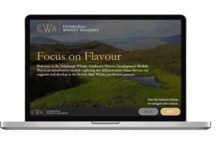 Online Single Malt Scotch Whisky 'Focus on Flavour' Course for One