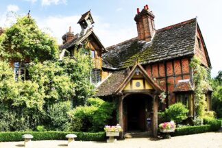 Overnight Luxury Getaway with Dinner for Two at Langshott Manor