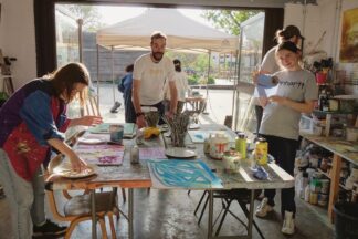 Painting Lesson for Two at Georgie Mason Art