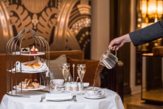 Palm Court Champagne afternoon tea for two at Sheraton Grand London park Lane