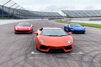 Premium Triple Driving Legends Experience with High-Speed Passenger Ride