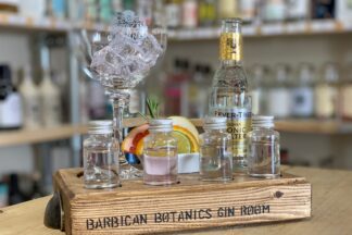 Self Guided Gin Flight for Two at The Barbican Botanics Gin Room