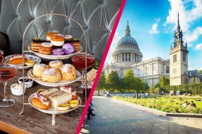 St Paul’s Cathedral Visit and Afternoon Tea at The Swan at The Globe for Two