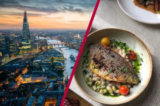 The View from The Shard and a Three Course Meal for Two at a Gordon Ramsay Restaurant