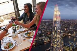 The View from The Shard for Two with Two Course Lunch Cruise on the Thames