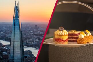 The View from The Shard with Afternoon Tea for Two at The Hansom at St Pancras Renaissance Hotel