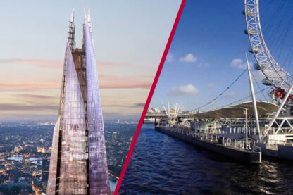 The View from The Shard with Thames Sightseeing Cruise for Two – Special Offer