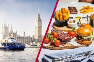 Three Course Meal at Marco Pierre White and River Cruise for Two