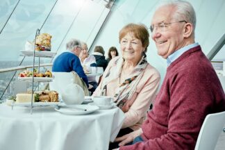 Traditional Afternoon Tea with a View at Spinnaker Tower for Two