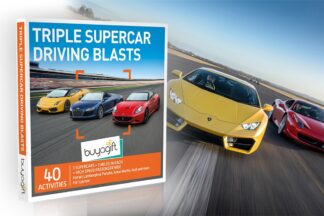 Triple Supercar Driving Blasts Experience Box
