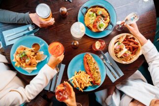 Two Course Bottomless Brunch for Two at Manahatta
