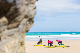 Two Hour Surf Lesson for One Person in Cornwall