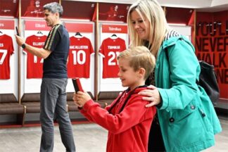 Liverpool FC Anfield Stadium Tour and Museum Entry for One Adult and One Child
