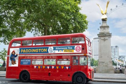 Paddington Afternoon Tea Bus Tour for Two Adults