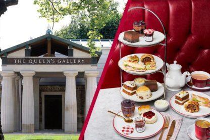 Visit to The King's Gallery and Traditional Afternoon Tea at Cafe Rouge for Two